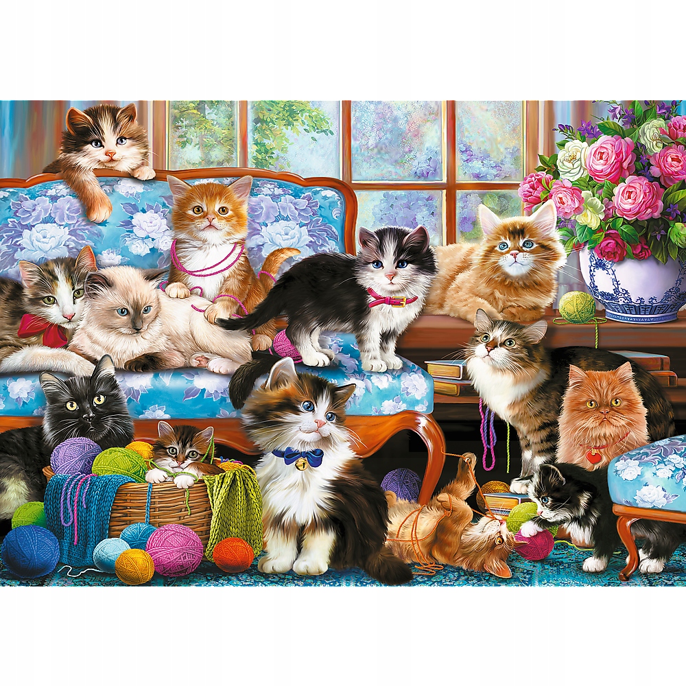 

Puzzle 500 Zwierzęta Koty Kotki Kocięta 10+ Trefl