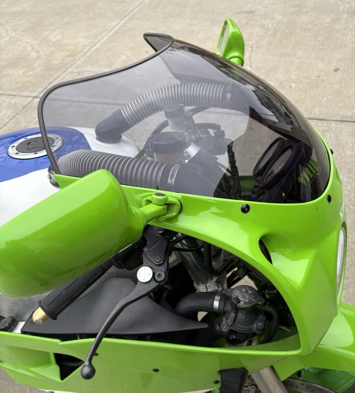 Motocyklové sklo pro Kawasaki Zxr 750 H (1989-1990) Standardní