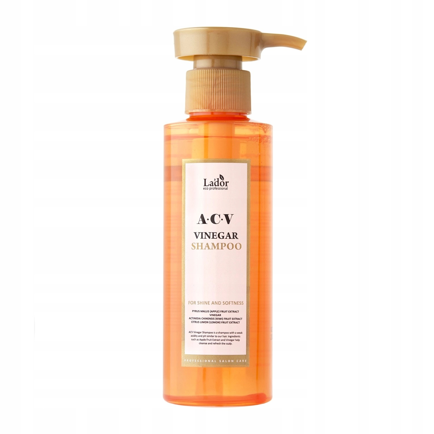 Lador Acv Vinegar Shampoo, 430 ml – Čistící Šampon s jablečným octem