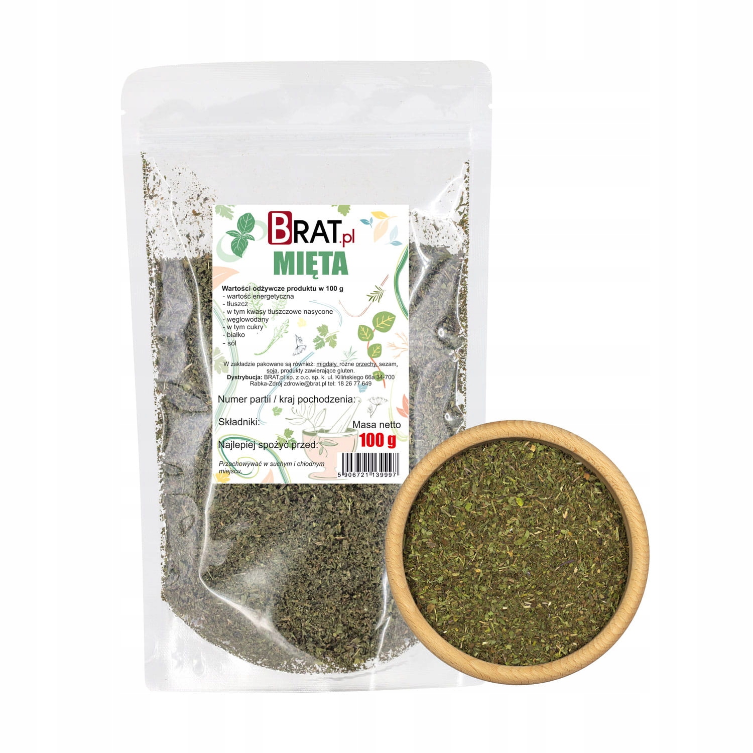 Levně 9 x Brat Máta 100 g