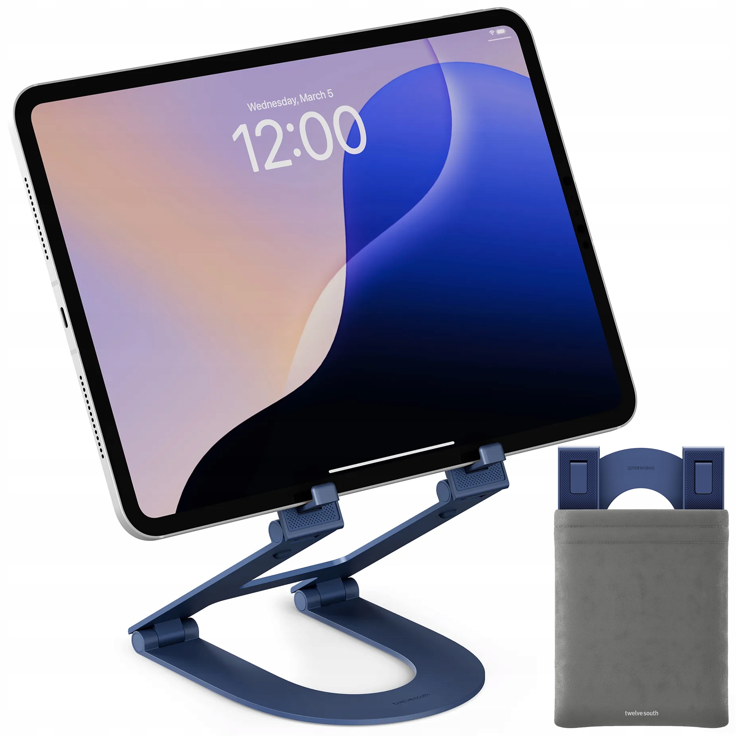 Twelve South Curve Mini – nastavitelný hliníkový podstavec pro iPad Držák