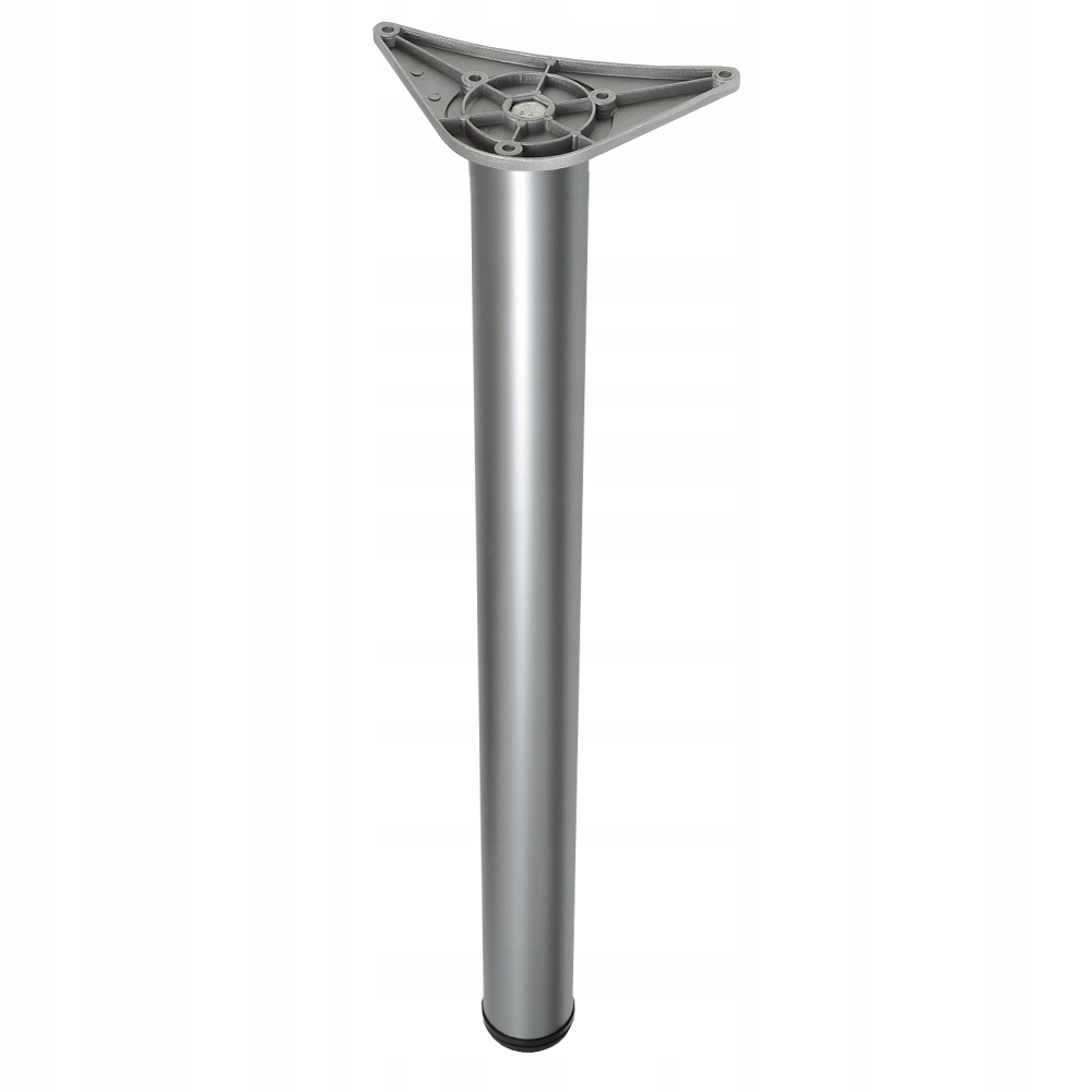 NOGA DO STOŁU NOGA MEBLOWA H82CM MATOWY CHROM