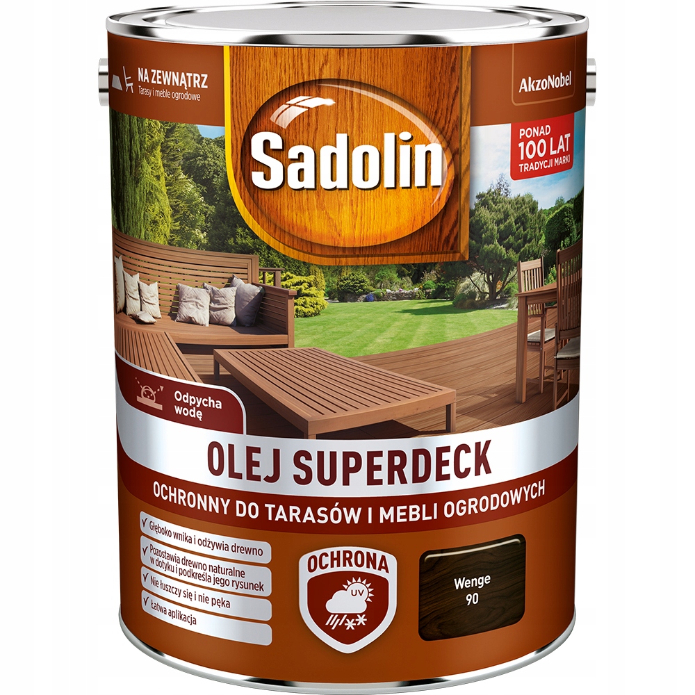 Sadolin Superdeck olej do drewna Wenge 5L