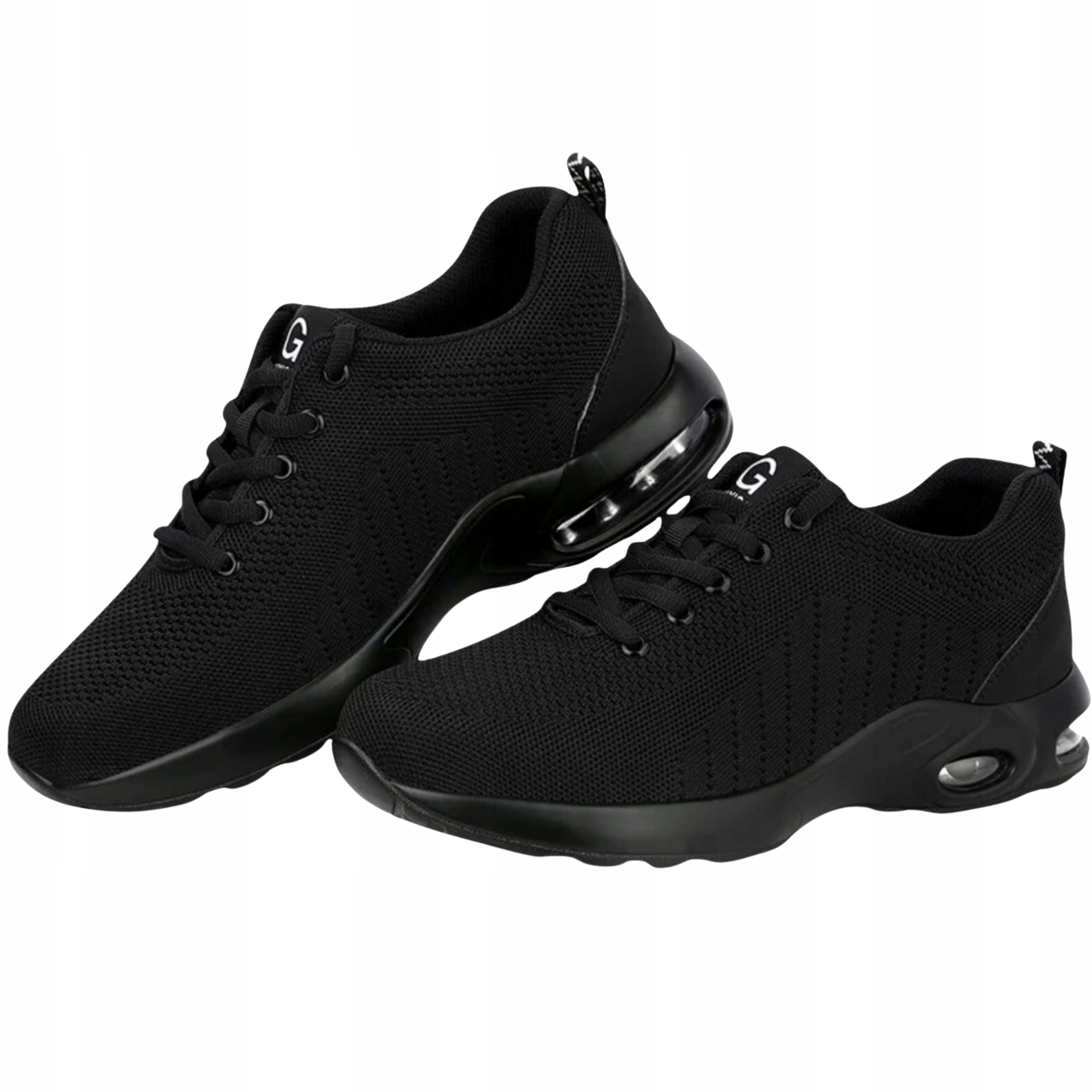 Męskie czarne buty ochronne z noskiem odporne półbuty Bhp podeszwa