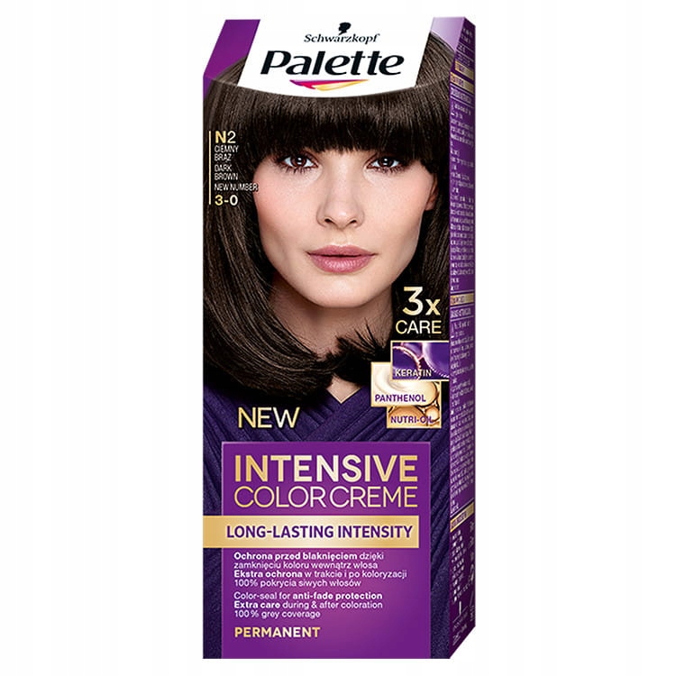 

Palette Farba N2 ciemny bąz 3-0