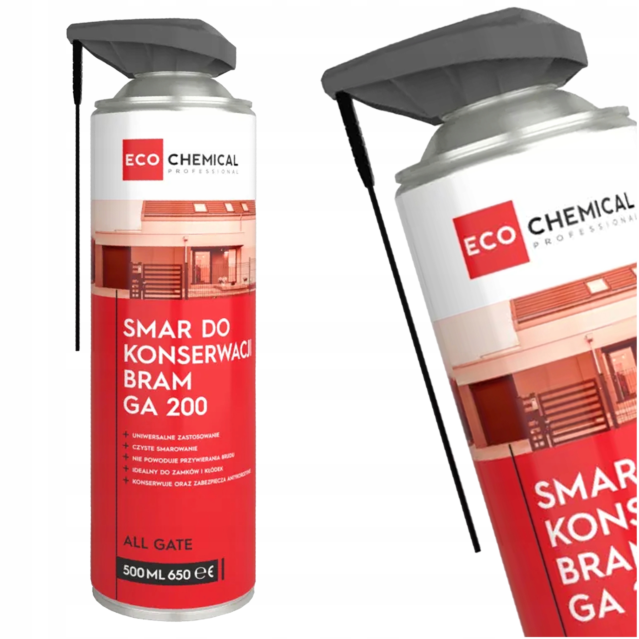 SMAR DO BRAM GARAŻOWYCH PRZESUWNYCH ZAMKÓW KŁÓDEK Z APLIKATOREM ECOCHEMICAL