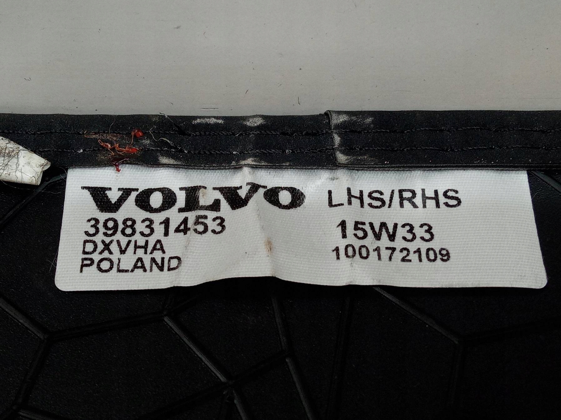floor boot carpet OCEAN RACE mats 39831453 Volvo V40 II
