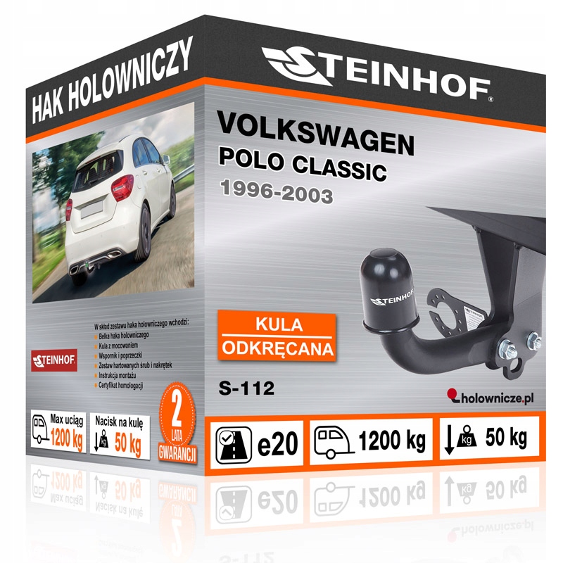 Hak holowniczy Volkswagen POLO CLASSIC 96-03