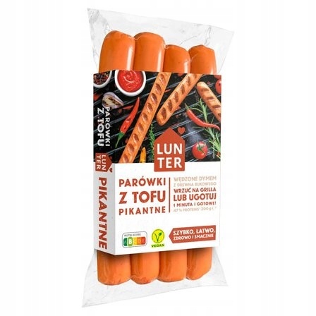 

Parówki pikantne z tofu 200g Lunter