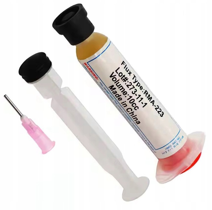 ФЛЮС RMA-223 ФЛЮС ПАЯЛЬНАЯ ПАСТА ГЕЛЬ ФЛЮС С ИГЛОЙ