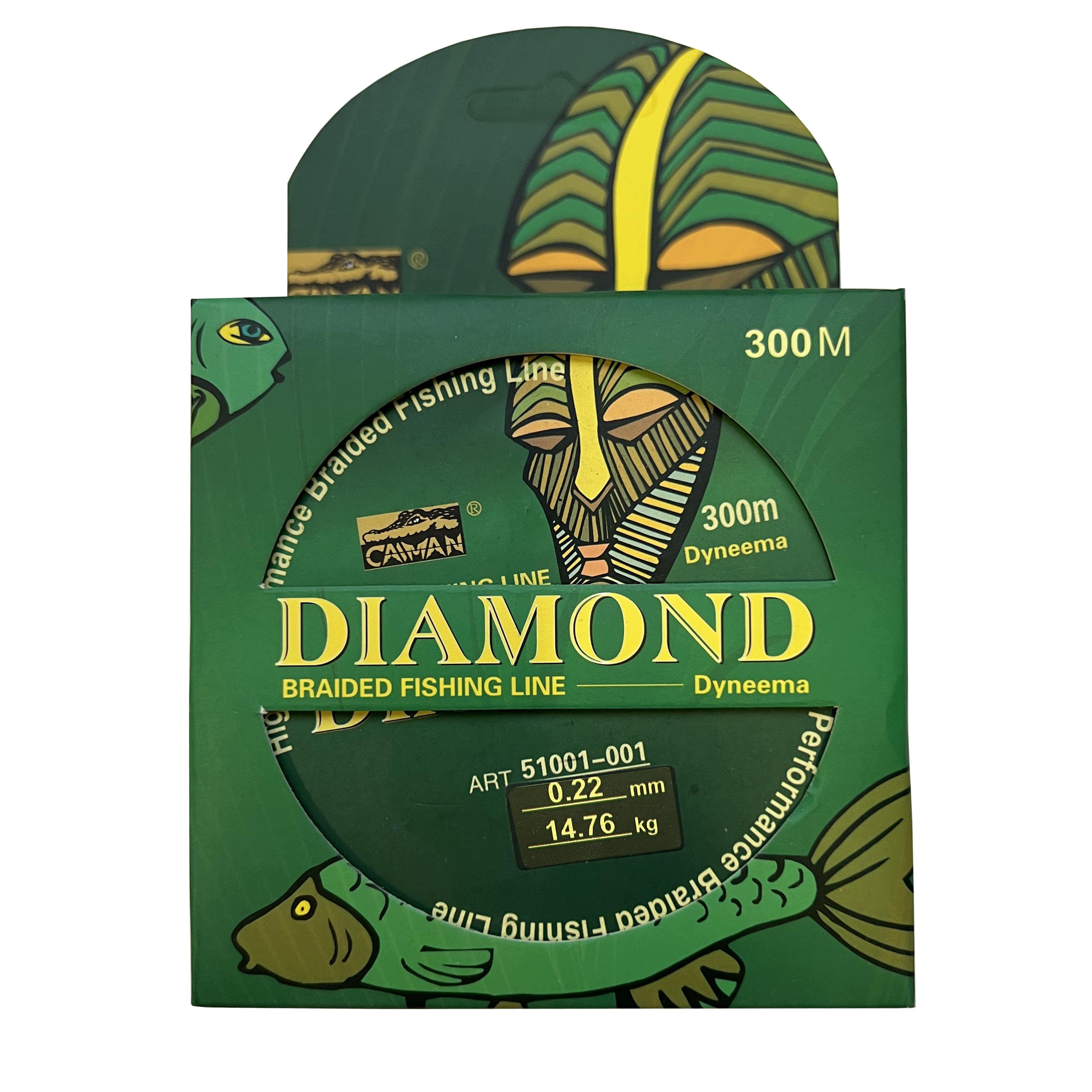 Plecionka Caiman Diamond 0.22mm 14.8kg 300m Dyneema Mocna szczupak sandacz