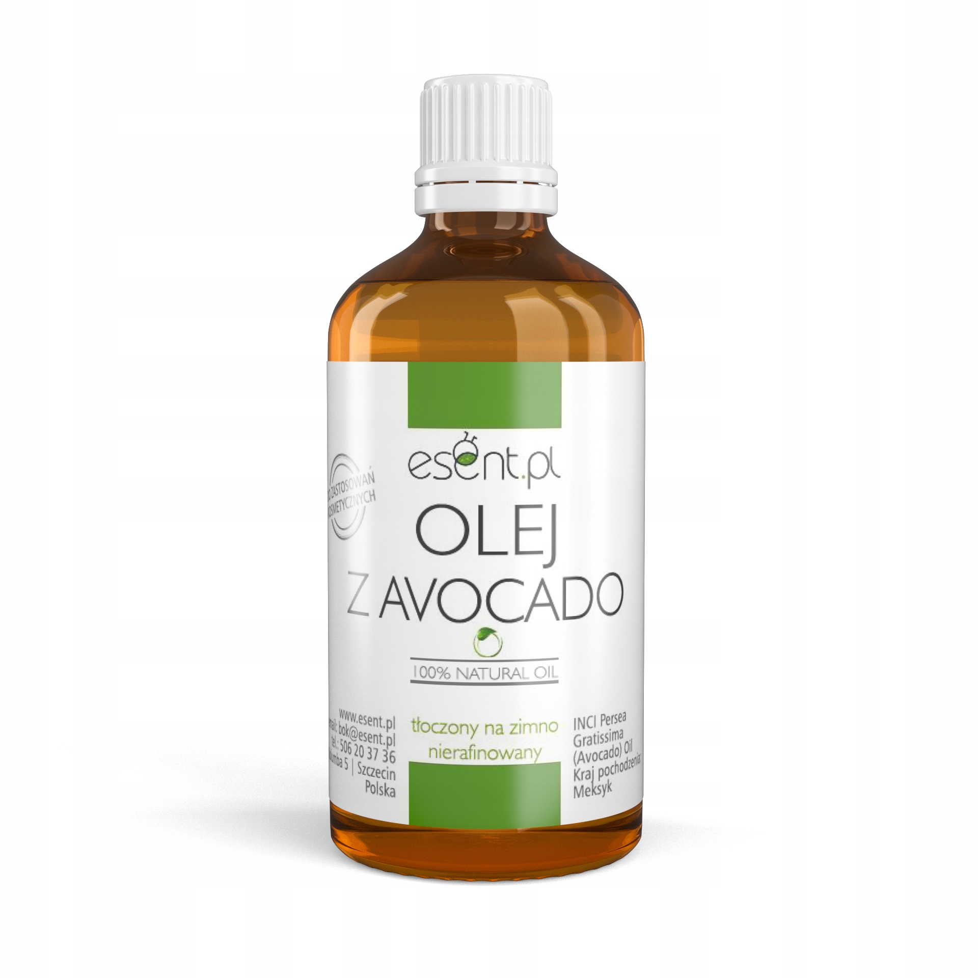 

Olej z Awokado 100 ml Nierafinowany, zimnotłoczony