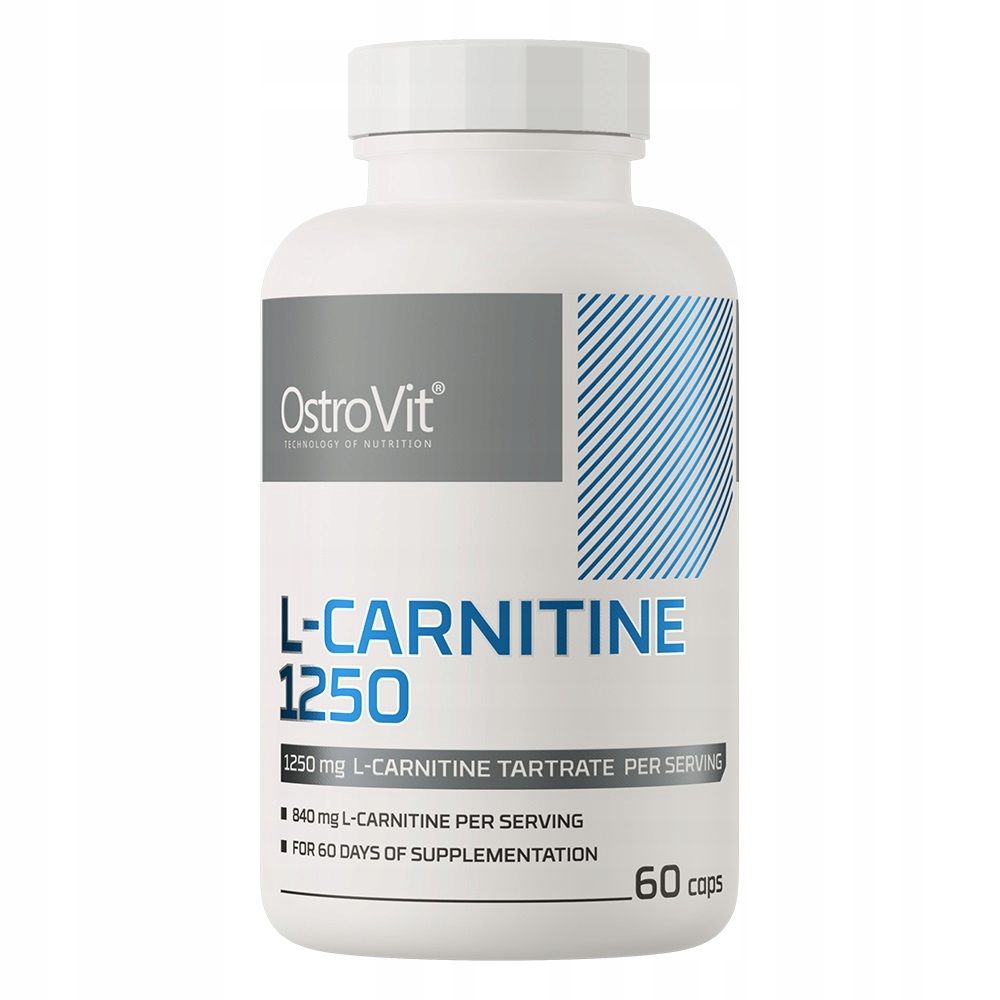 L-Carnitine OstroVit 1250 mg 60 kaps L-KARNITYNA SPALACZ Redukcja