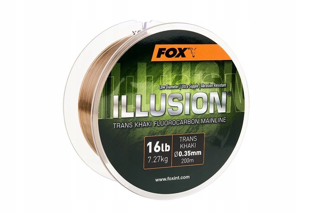 Żyłka Fox Illusion Trans Khaki 0,35mm/200m