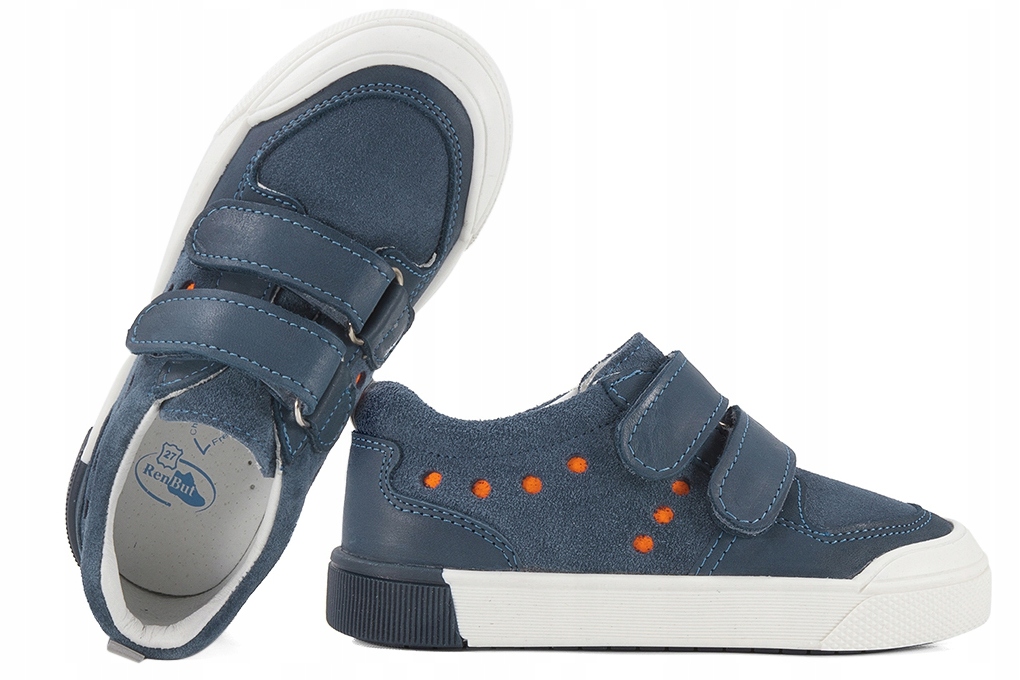 Renbut 33-4441 Półbuty Dziecięce Trzewiki jeans