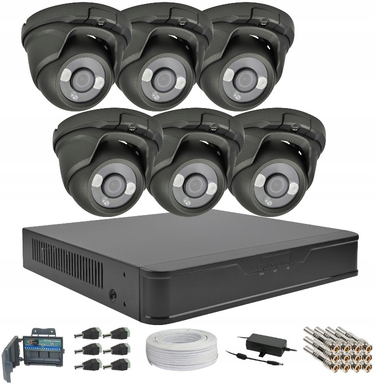 

Monitoring Zewnętrzny Kamery Kopułowe 8MPX Uhd