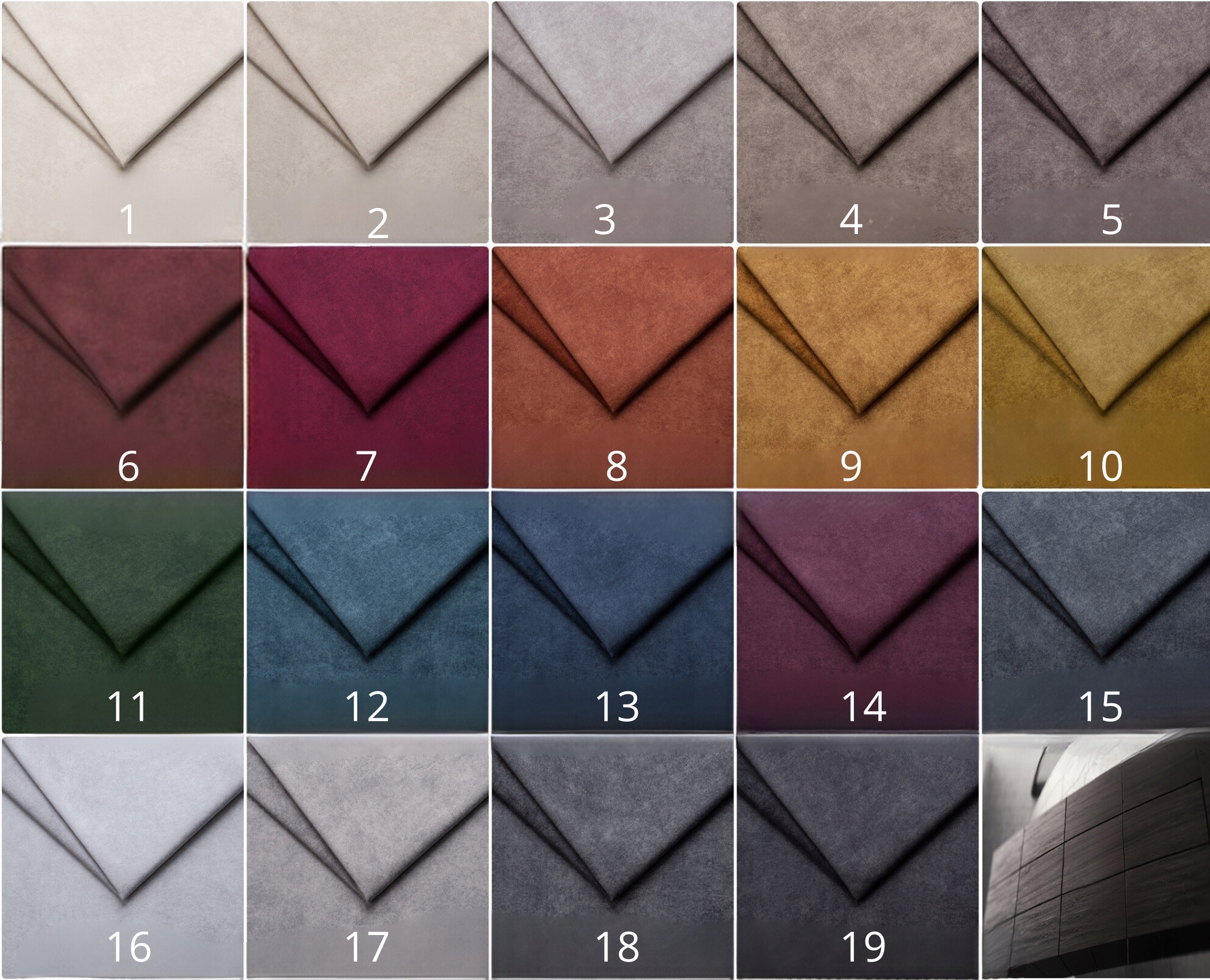 Dopłata do 2 grupy tkanin Szerokość mebla 5 cm