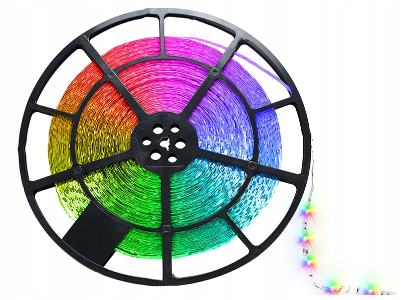 

Taśma Led Rgb 2m z rolki kolorowa Smd 5050