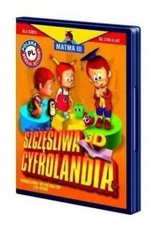 SZCZĘŚLIWA CYFROLANDIA - MATMA III - gra dla dzieci 3-6 lat - na CD-ROM