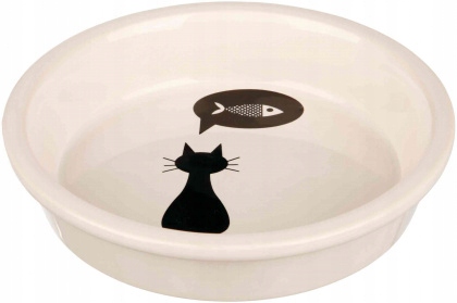 

Trixie Miska ceramiczna dla kota Kremowa 0,25L
