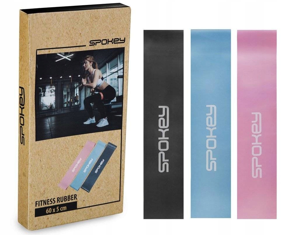 

Zestaw 3 Gum Fitness Do Ćwiczeń Oporowe Mini Band