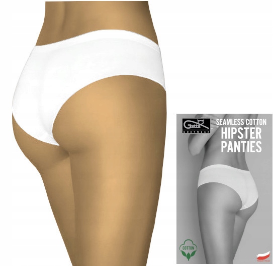 

Figi Hipster Cotton Gatta Seamless| Biały | XL