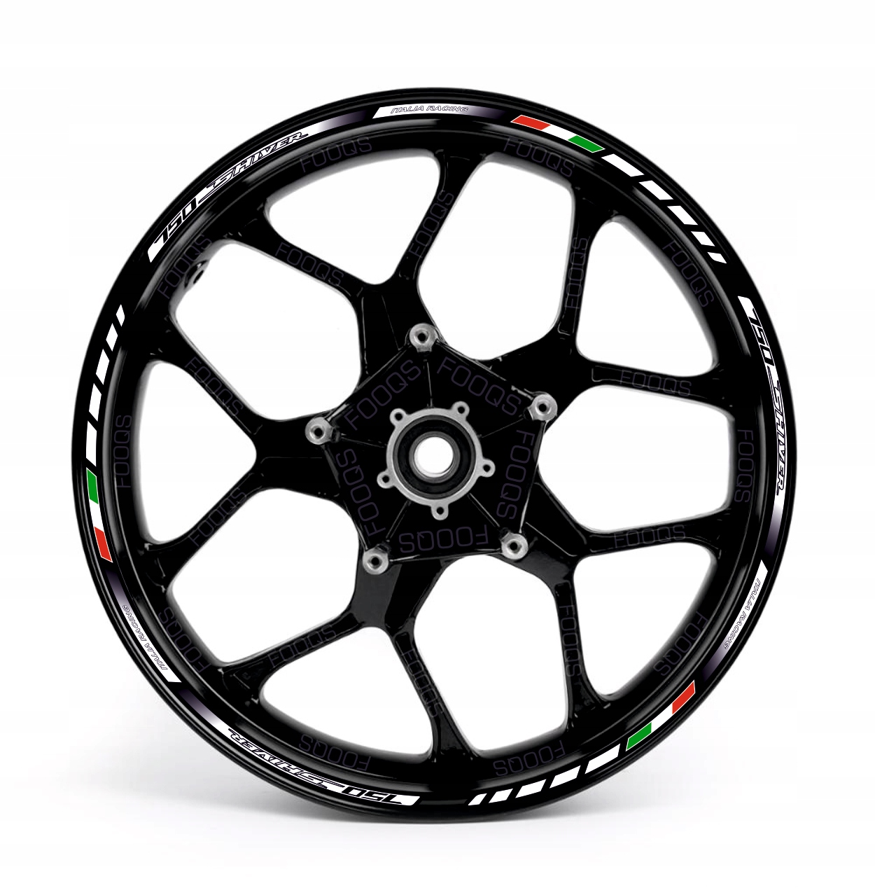 Samolepky Na Ráfky Juula Pro Aprilia Shiver 750 Bílé 2