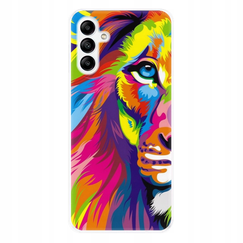 Silikonowe etui iSaprio Rainbow Lion do Samsung Galaxy A04s