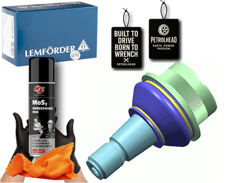 Čep Kyvadla Přední L/p Iveco Daily VI 03.14- Lemfo #Petrolhead Pro+ Kit1