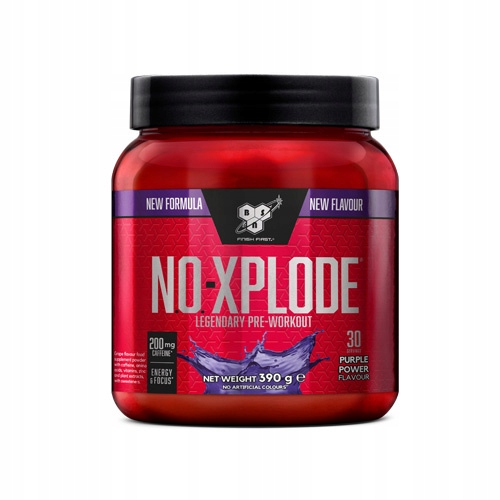 Předtréninková pumpa Bsn No-xplode 390 g Hroznová energie Kofeinová pumpa