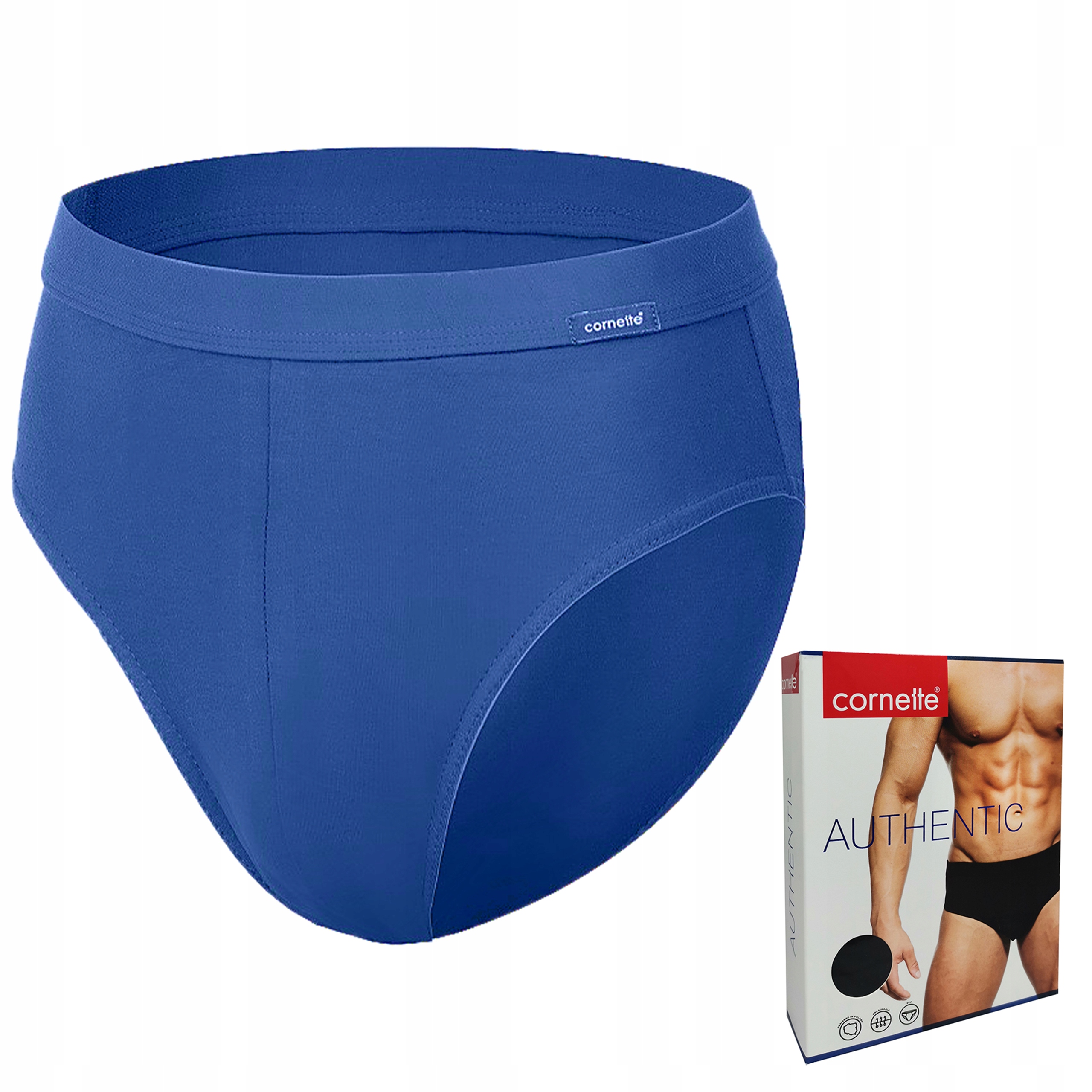 

Slipy męskie Cornette Authentic, cobalt, XL