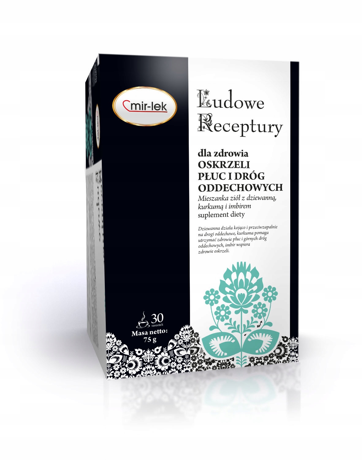 Levně Mir-lek Lidové recepty, směs bylin pro zdraví dýchacích cest