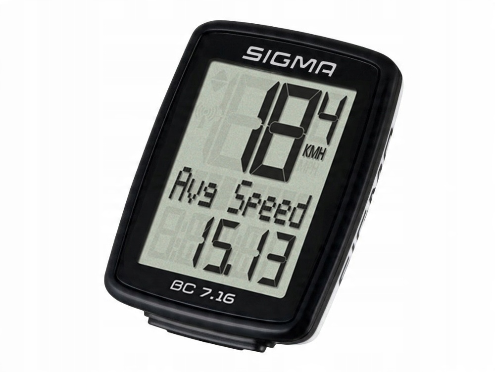 

Licznik Rowerowy Sigma 7.16 Dystans Prędkość Czas