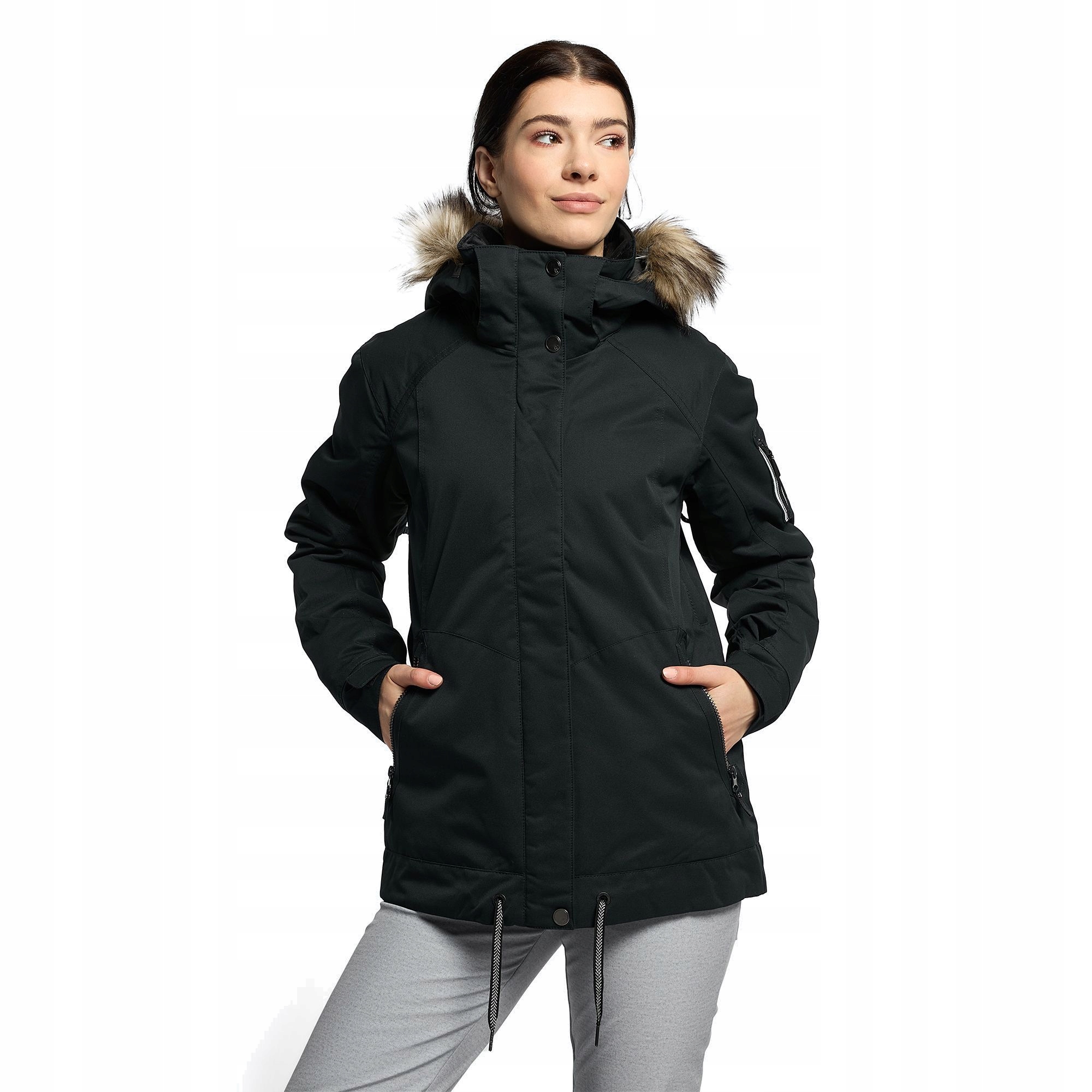 Kurtka snowboardowa damska Roxy Meade czarna Xs