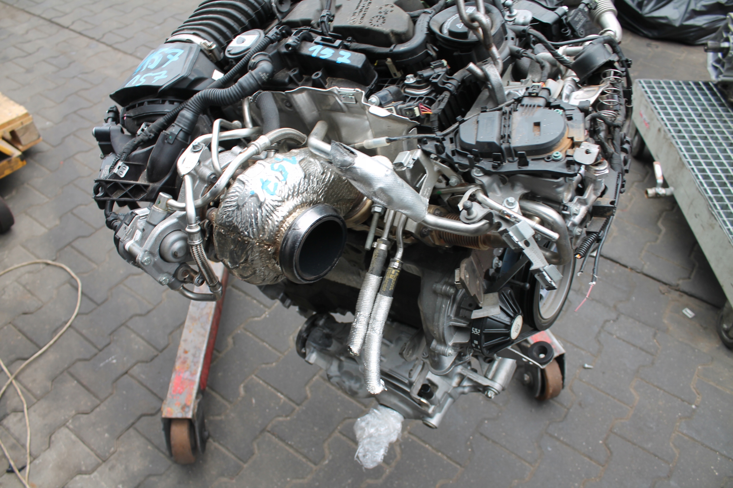 engine complete MERCEDES GLC C KLASA E KLASA 1 TURBO 4X4 654820 7TYS KM