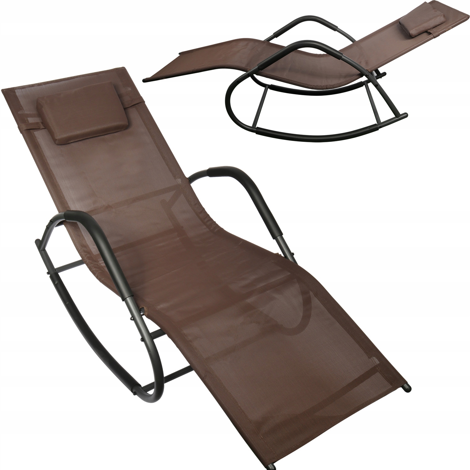 Ležadlo Záhradné Hojdacie Kreslo Moderné Pevné Lehátko Na Terasu Na Balkón