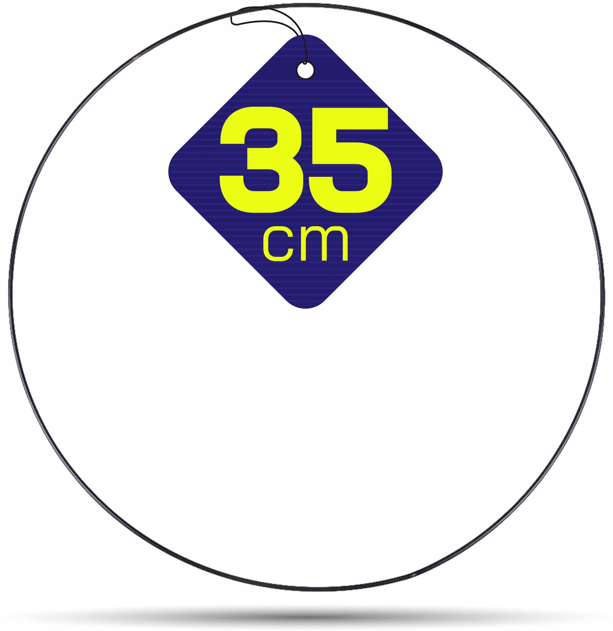 

Czarna metalowa obręcz kółko do łapaczy snów 35 cm