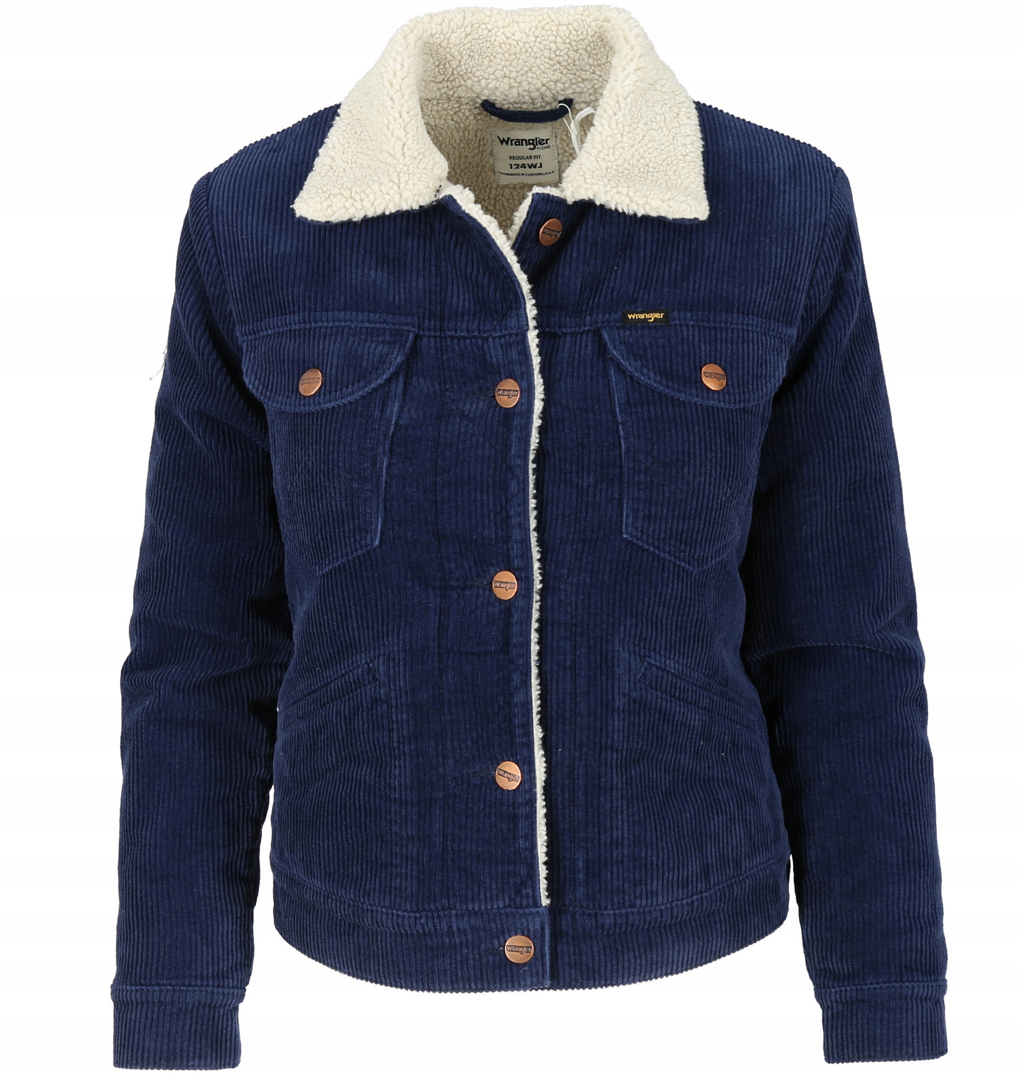 

Wrangler Sherpa Ocieplana Damska Kurtka Sztruks S