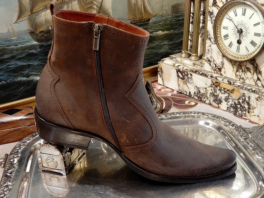 KOWBOJKI STYLOWE RASOWA SKÓRA NATURALNA DLA PRAWDZIWEGO KOWBOJA 43 Kolekcja JUNO SIERRO