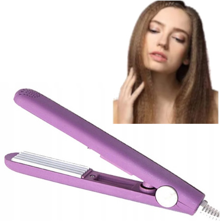 KARBOWNICA DO WŁOSÓW MINI FALOWNICA LOKÓWKA WĄSKA PODRÓŻNA MAŁA LEKKA FALE