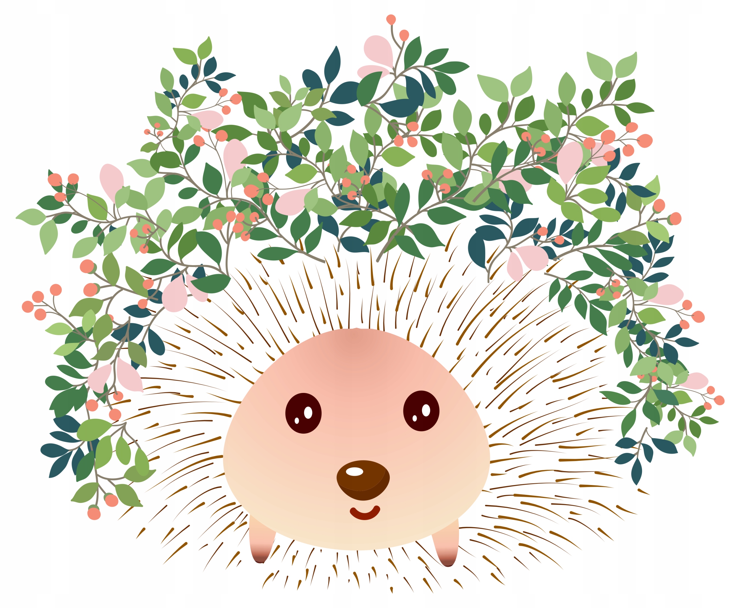 NAKLEJKA FOLIOWA NA OKNO SZYBĘ JEŻ JEŻYK JESIEŃ