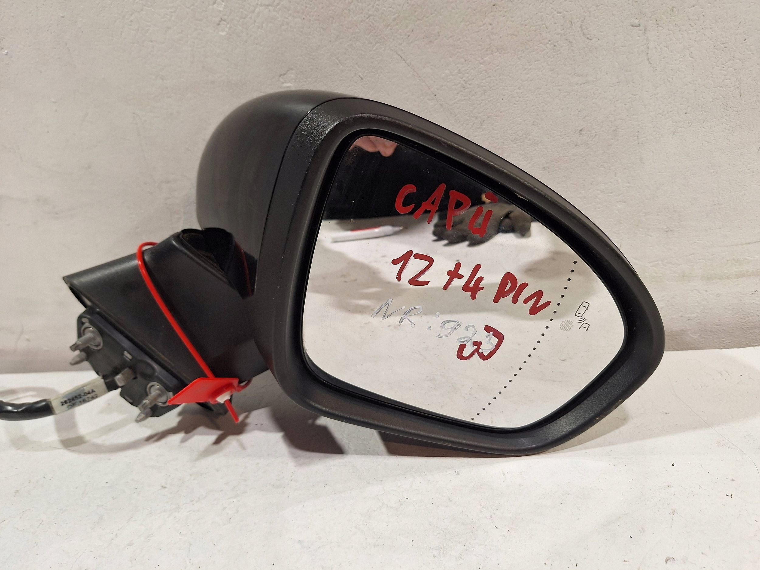 mirror exterior right 16 PIN RENAULT CAPTUR II KAMERA
