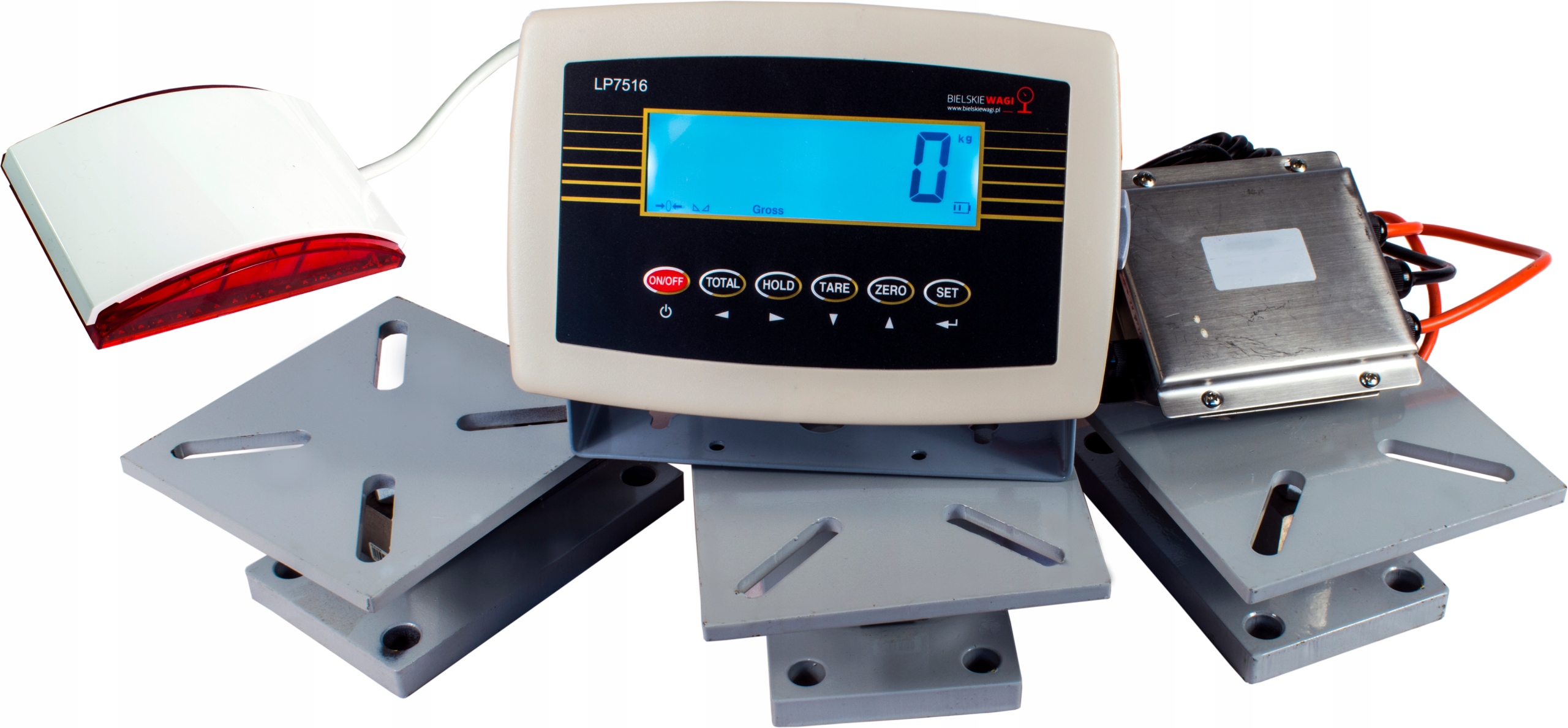 WAGA POD MIESZALNIK PASZ ZBIORNIK 3 STOPY + SYRENA