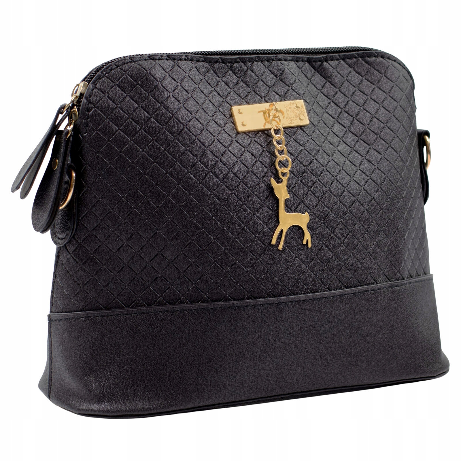 TOREBKA na ramię LISTONOSZKA torba damska mała MIEJSKA klasyczna Materiał dominujący skóra ekologiczna