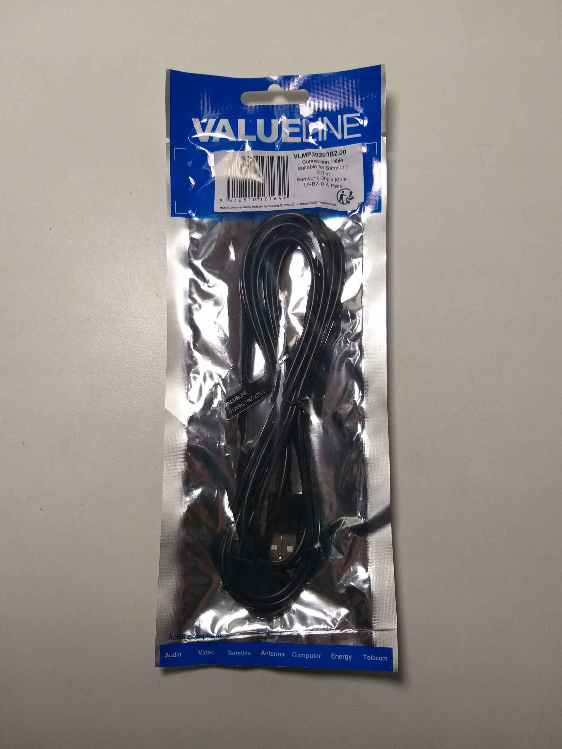 VALUELINE Kabel USB-30pin- 2m samsung tab Marka Valueline