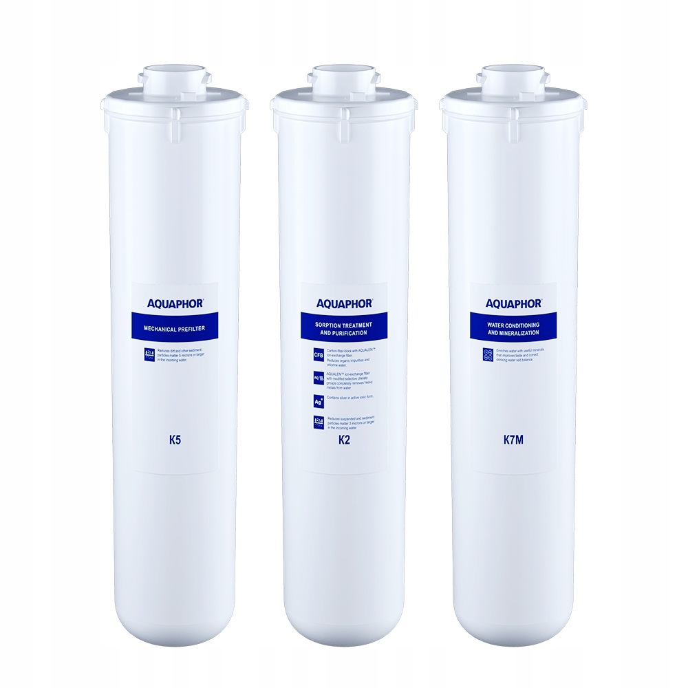 Zestaw wkładów K5, K2, K7M do RO-101S Morion