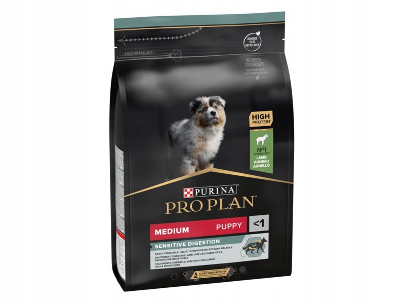 Karma dla psa Purina Pro Plan Medium Puppy Sensitive Jagnięcina 12 kg