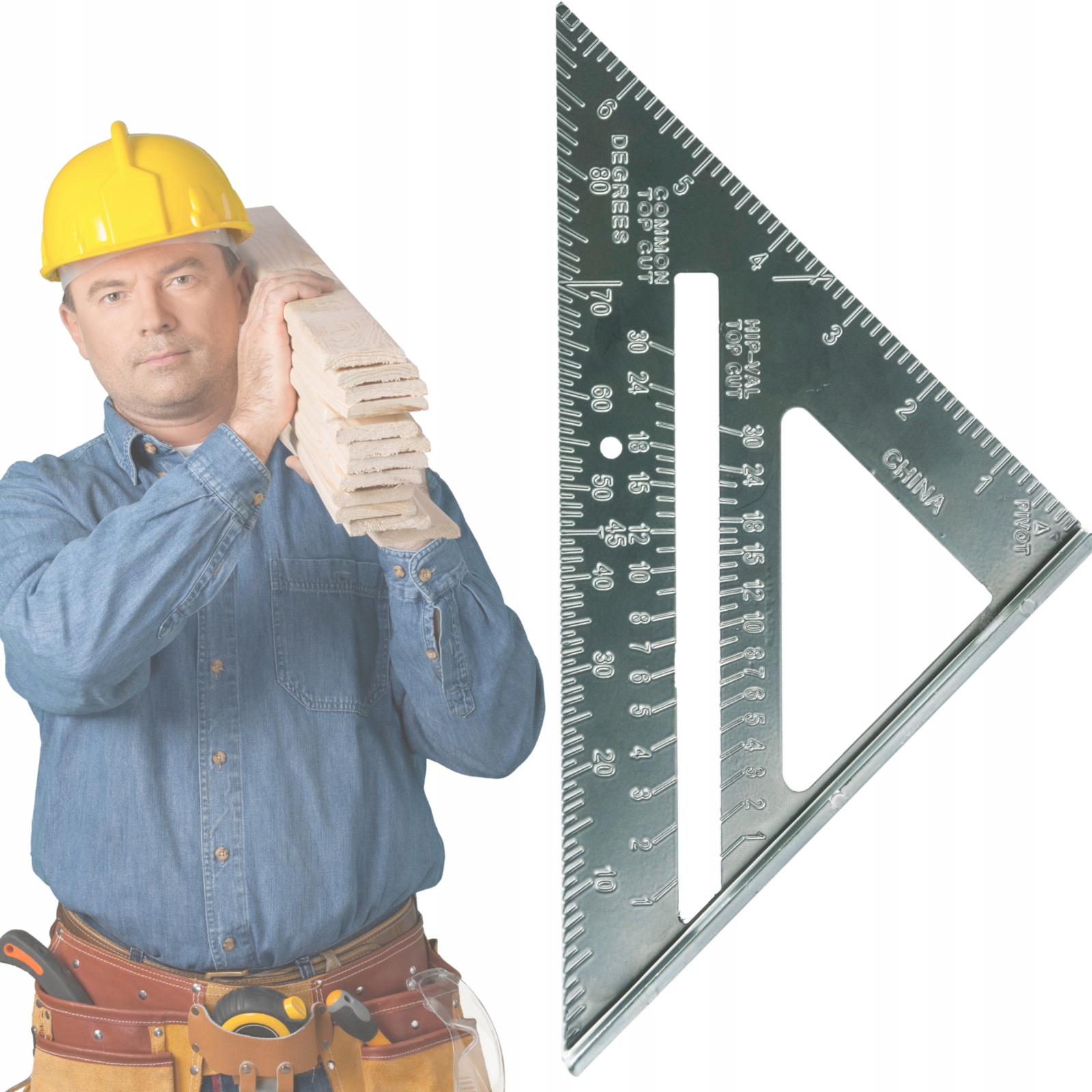 

Aluminiowy Kątownik Stolarski Budowlany 185 mm