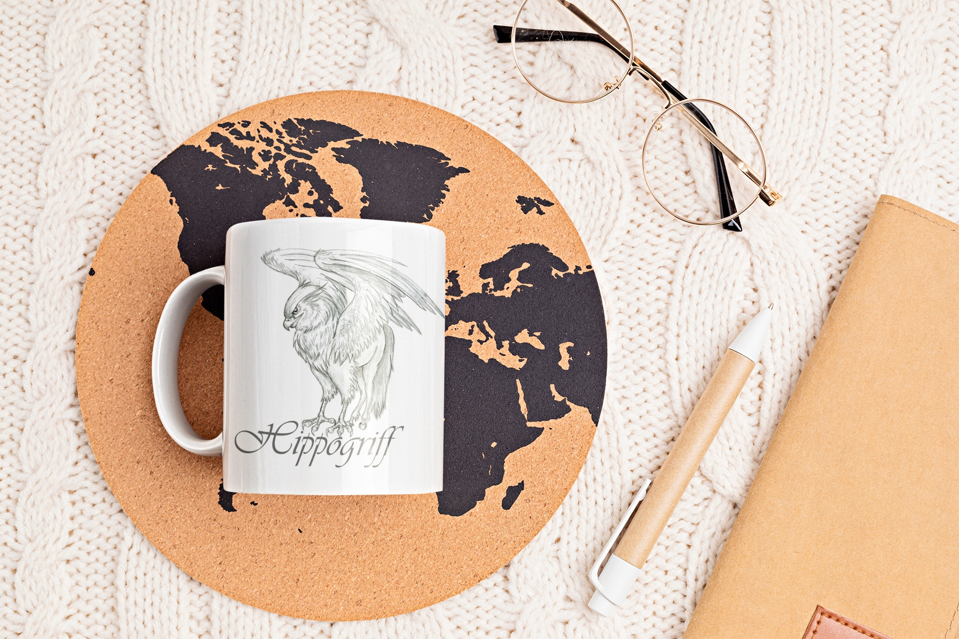 Kubek Dziobek Hipogryf harry potter Pojemność 330 ml