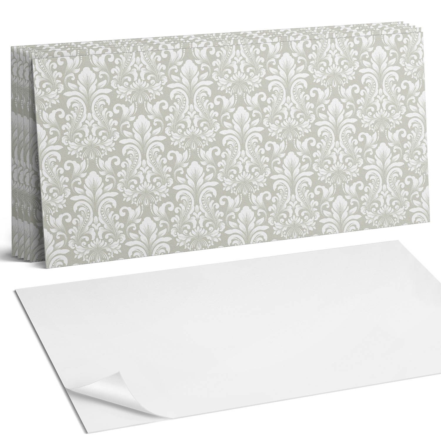 Pvc nástenné dlaždice Dekoratívne rastlinné vzory s ornamentami 6 x 60 x 30 cm